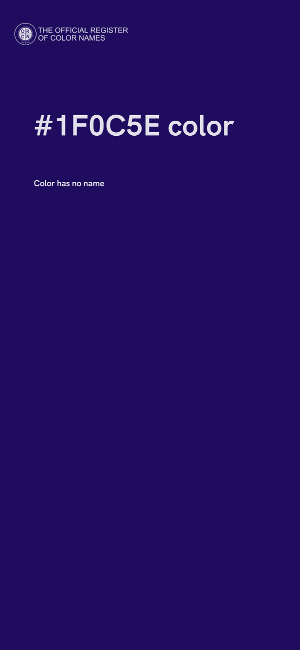#1F0C5E color image