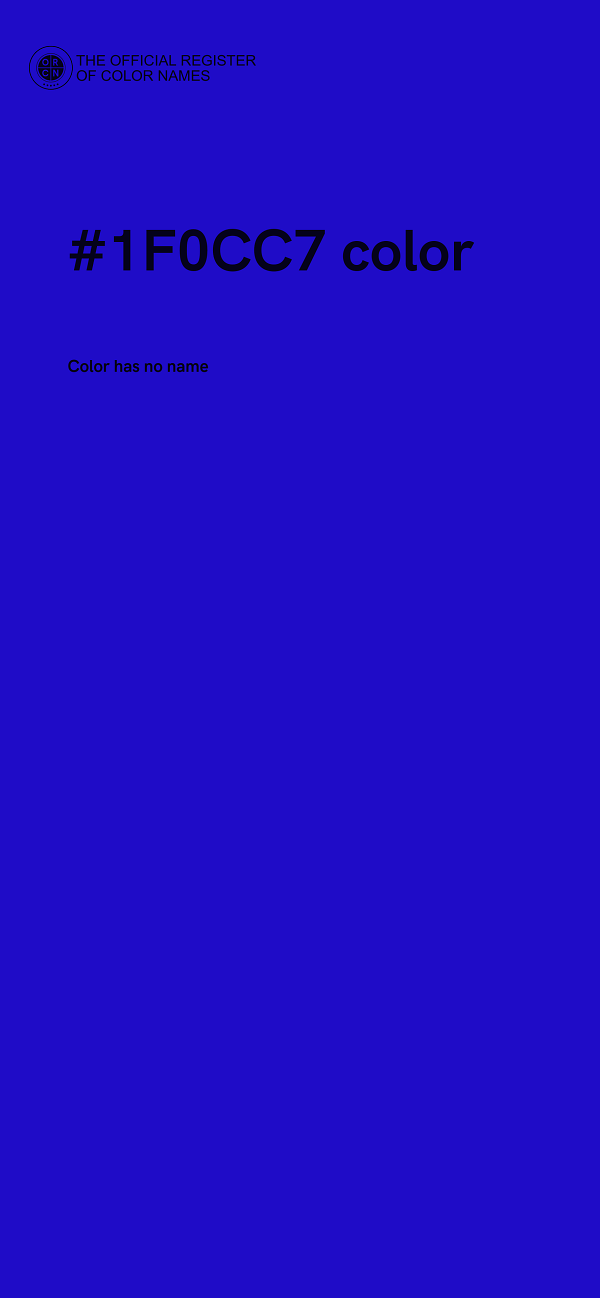 #1F0CC7 color image