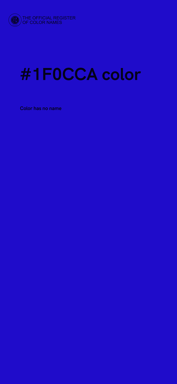 #1F0CCA color image