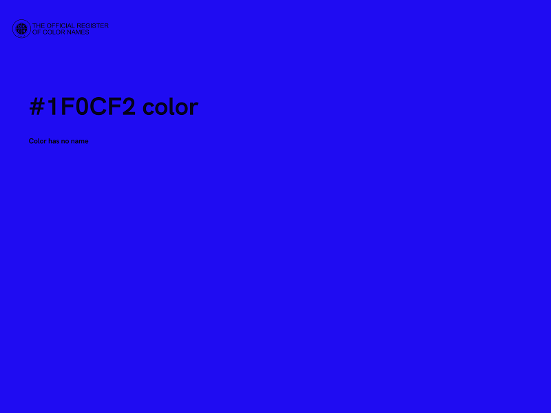 #1F0CF2 color image