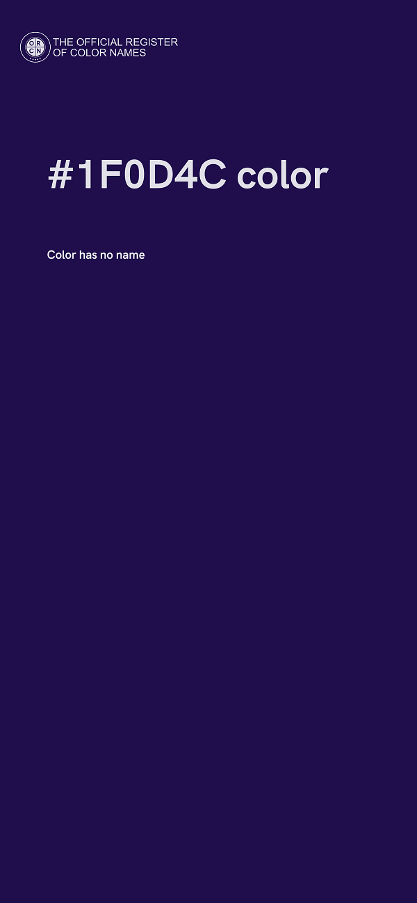 #1F0D4C color image