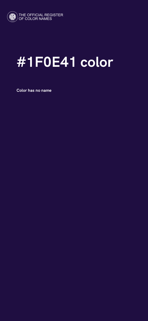 #1F0E41 color image