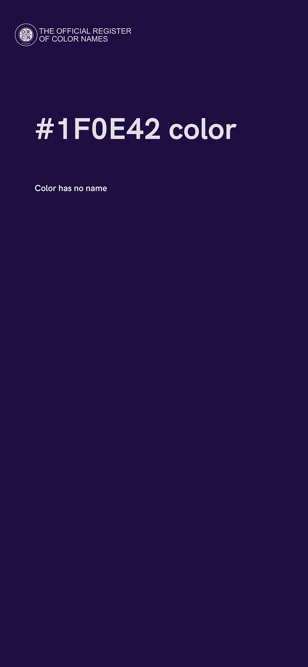 #1F0E42 color image