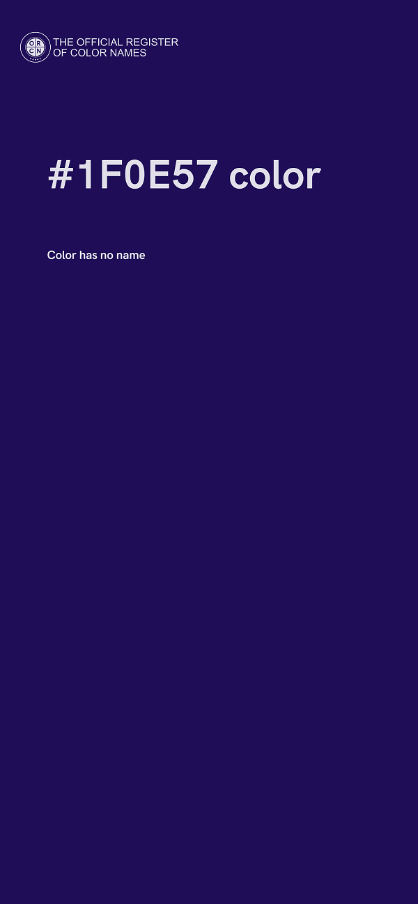 #1F0E57 color image