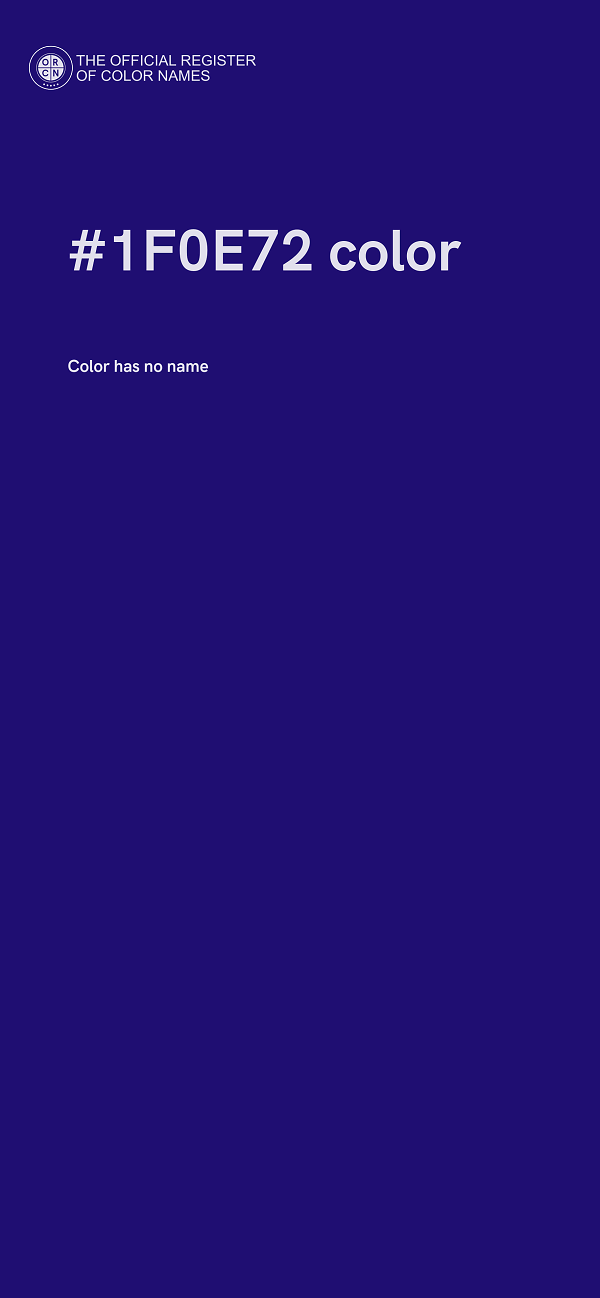 #1F0E72 color image
