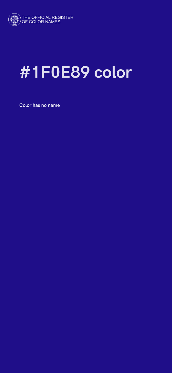 #1F0E89 color image