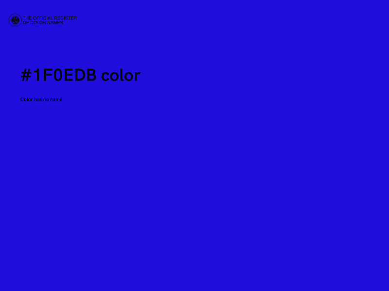 #1F0EDB color image