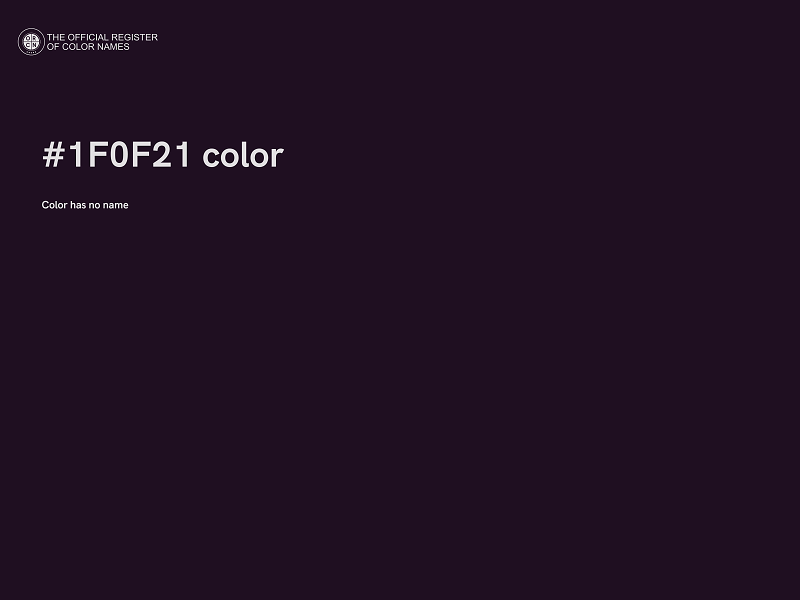 #1F0F21 color image