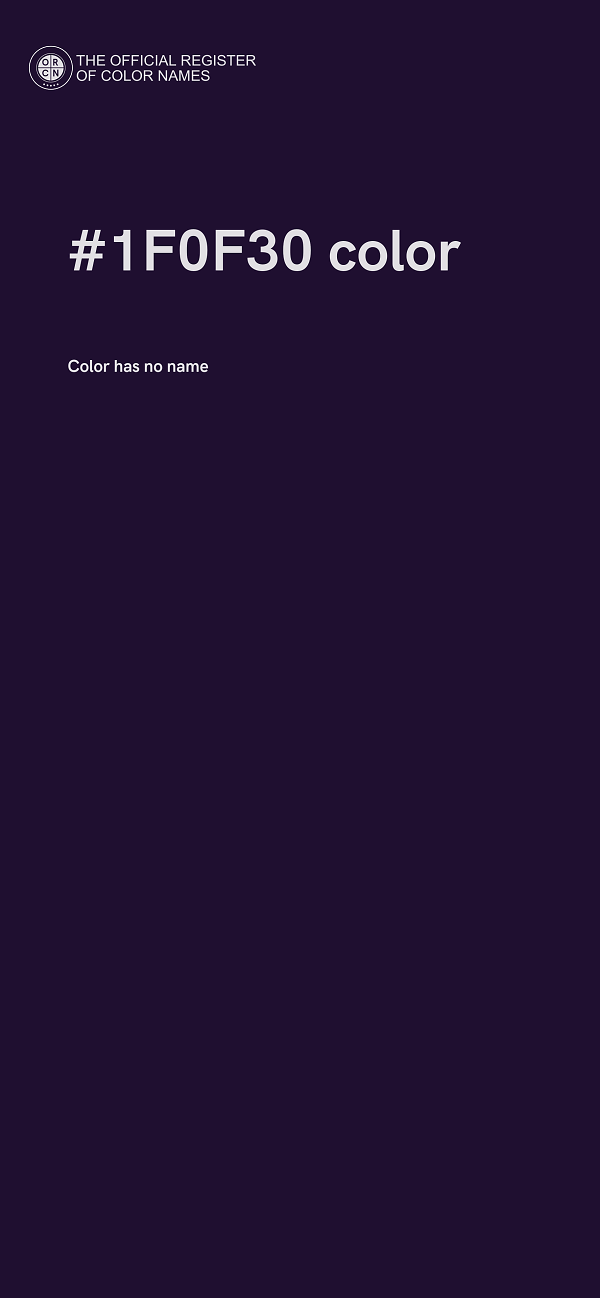 #1F0F30 color image