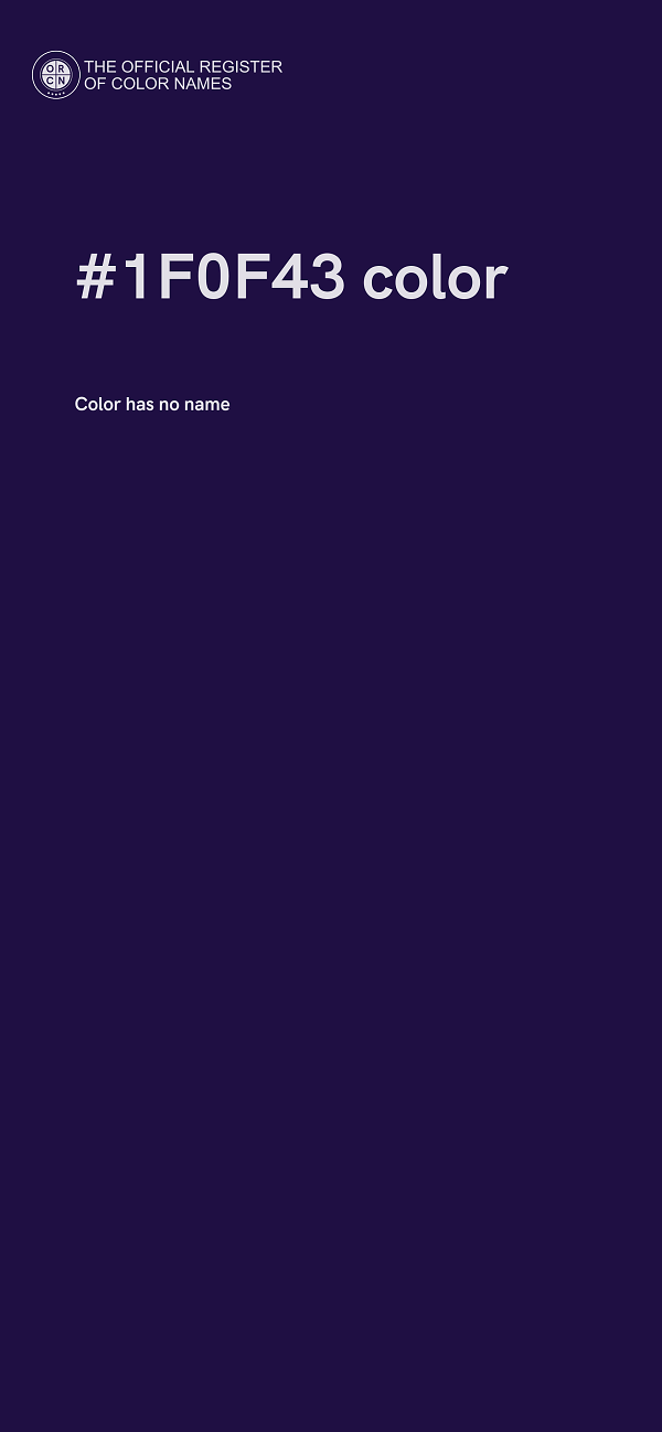 #1F0F43 color image