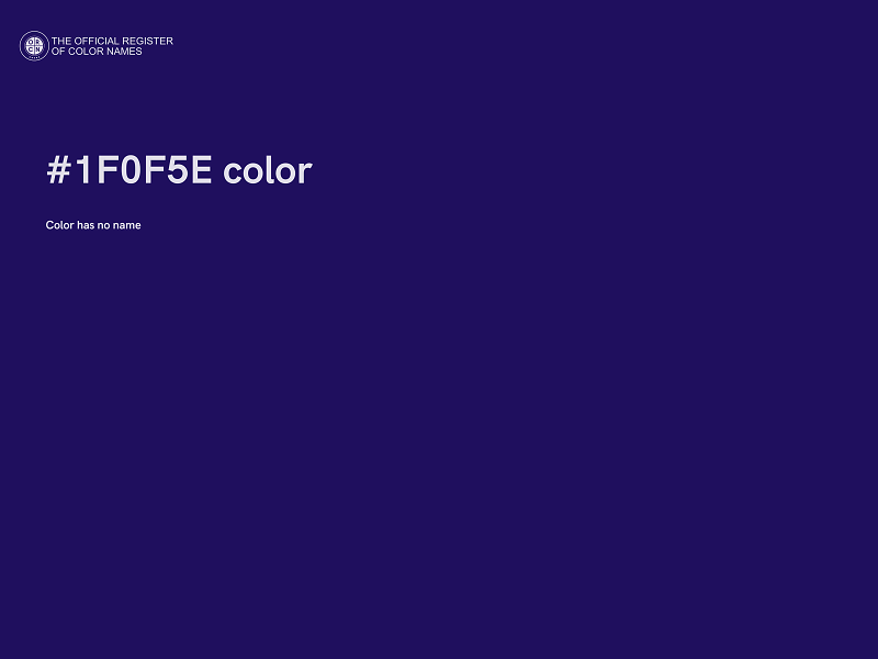 #1F0F5E color image