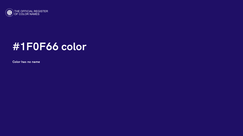 #1F0F66 color image