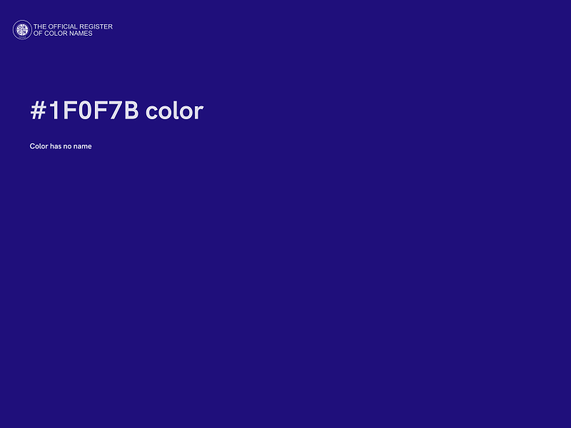 #1F0F7B color image