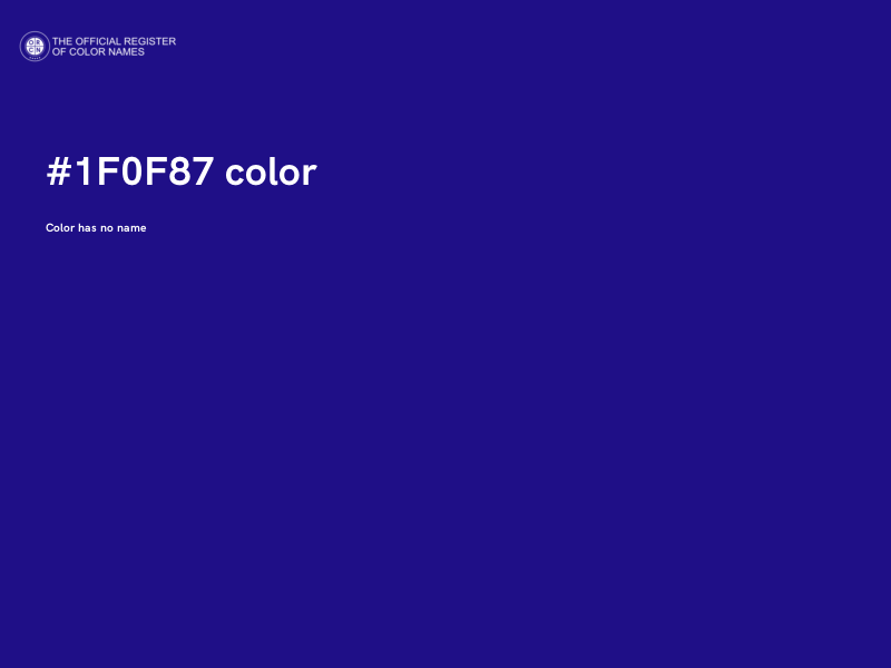 #1F0F87 color image