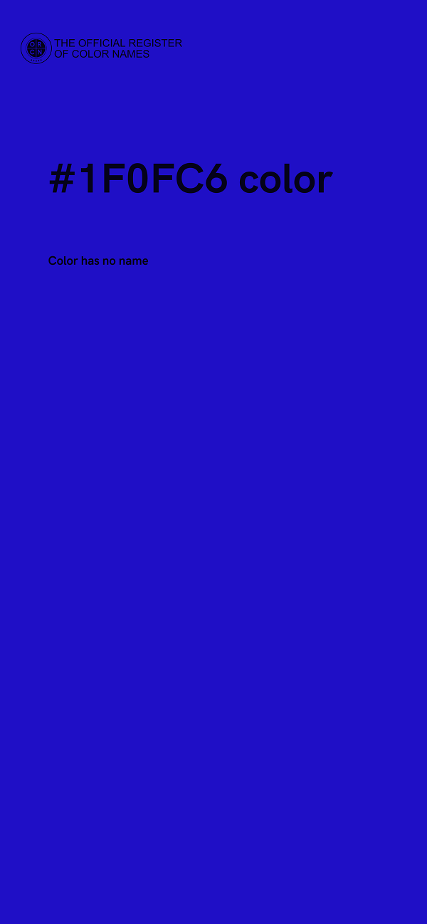 #1F0FC6 color image