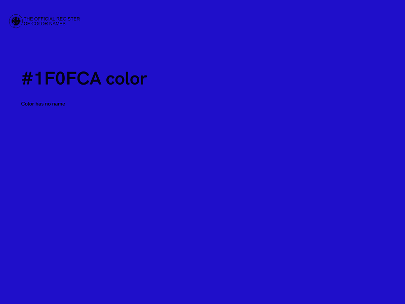 #1F0FCA color image