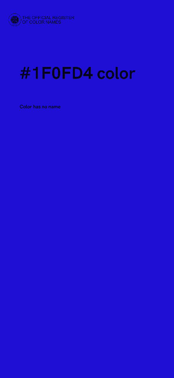 #1F0FD4 color image