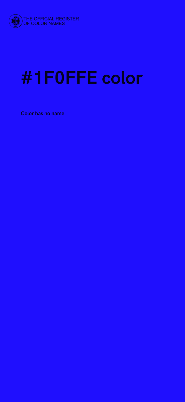 #1F0FFE color image