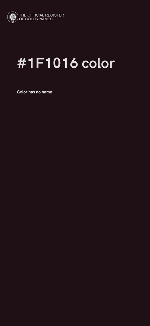 #1F1016 color image