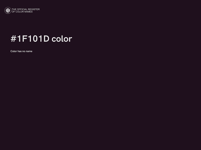 #1F101D color image