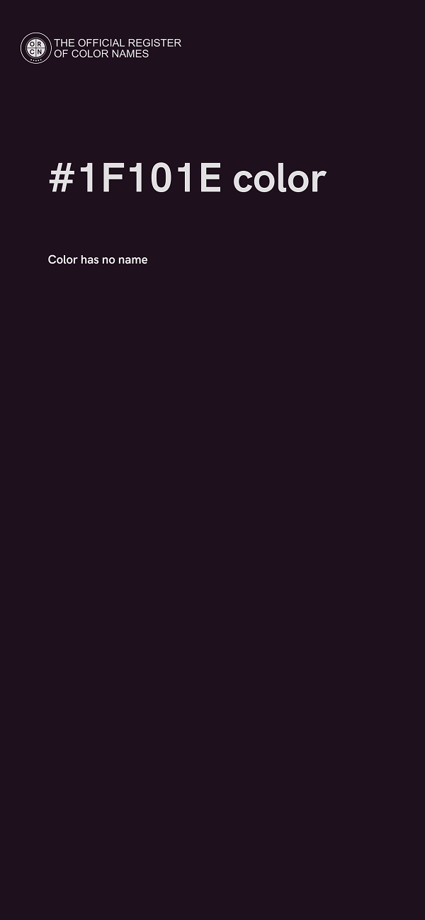 #1F101E color image