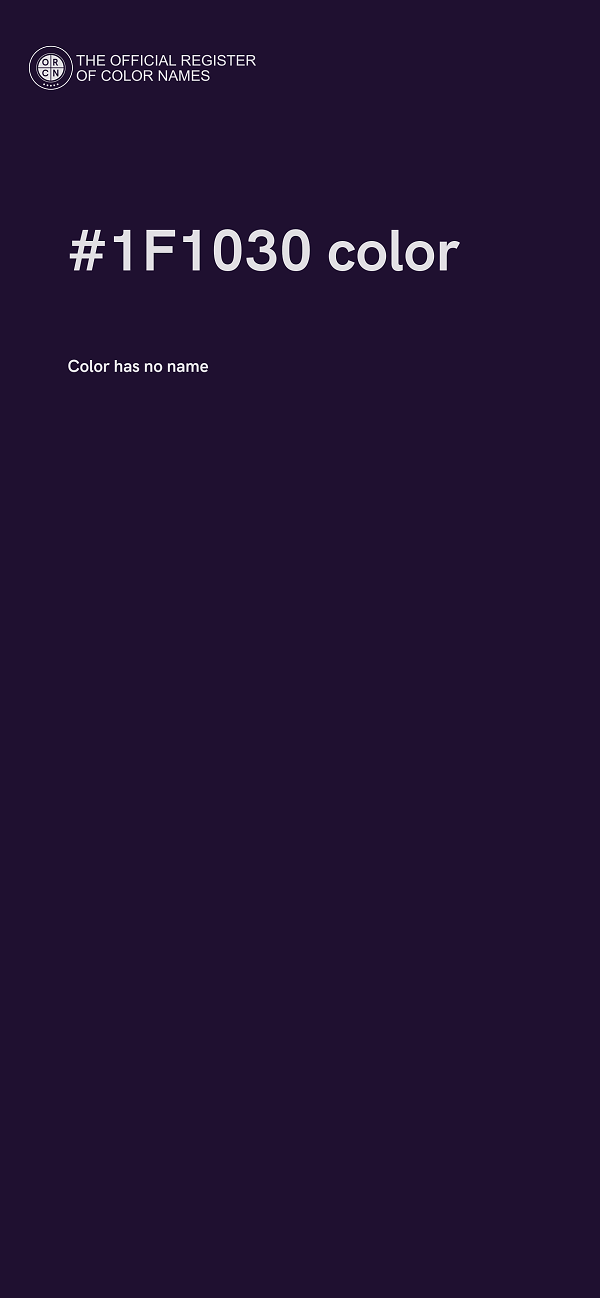 #1F1030 color image