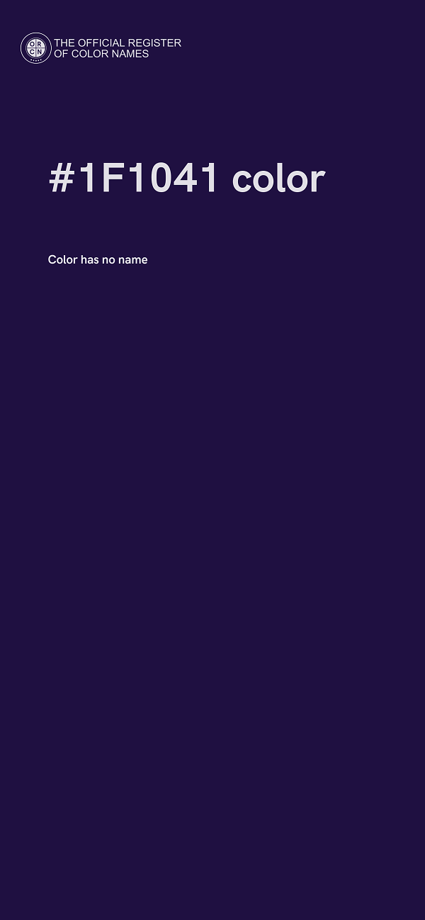 #1F1041 color image