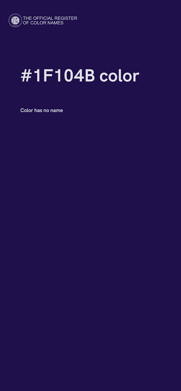 #1F104B color image