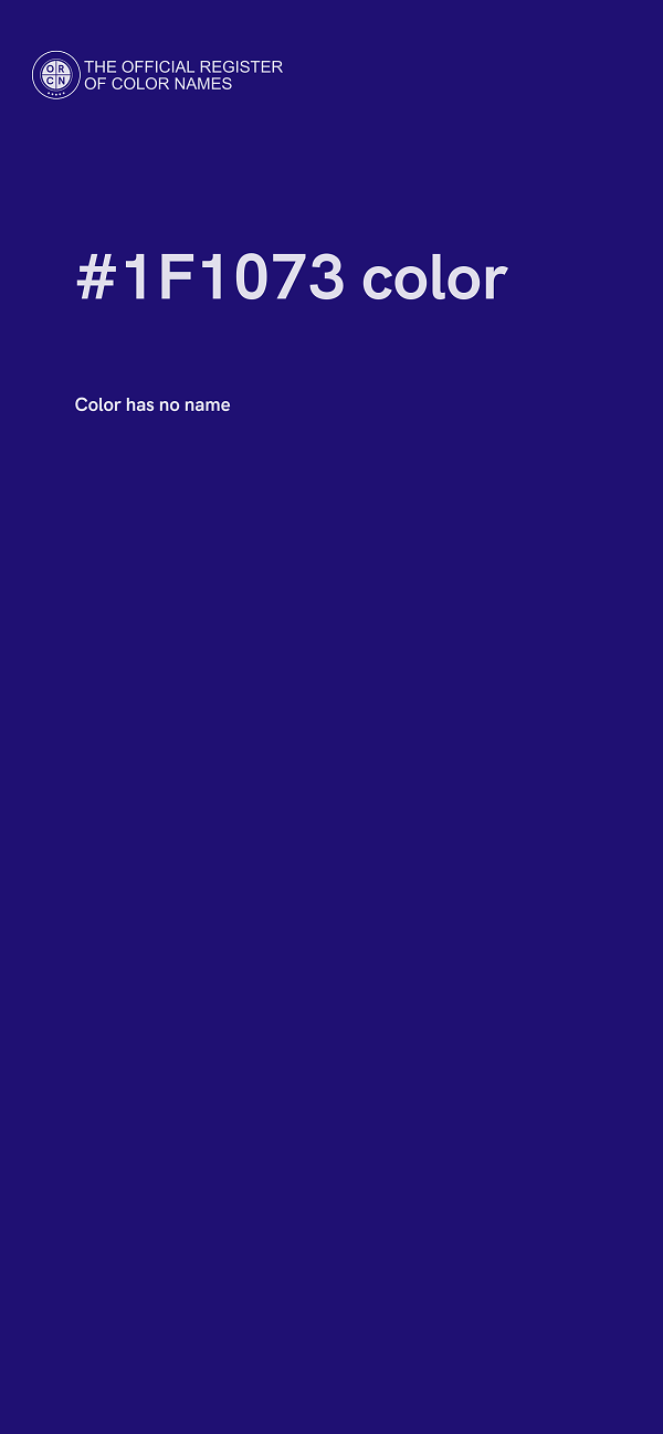 #1F1073 color image
