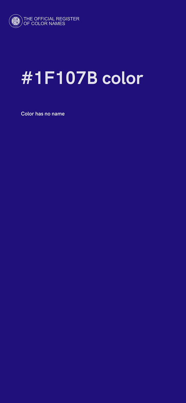 #1F107B color image