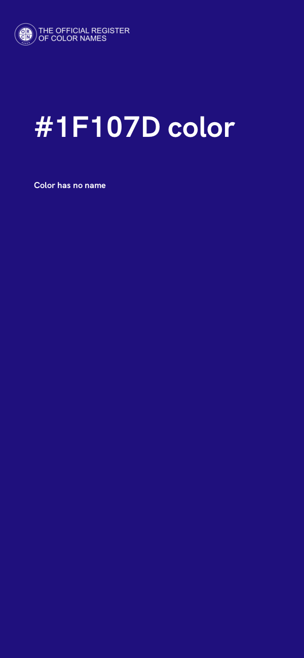 #1F107D color image