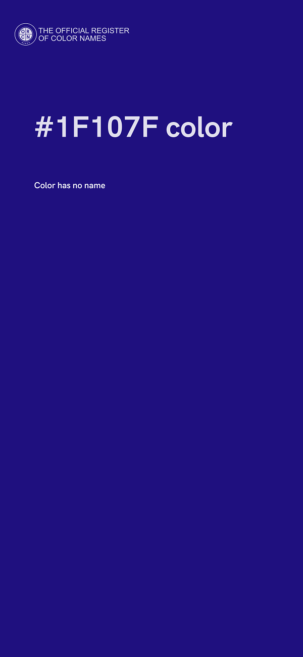 #1F107F color image