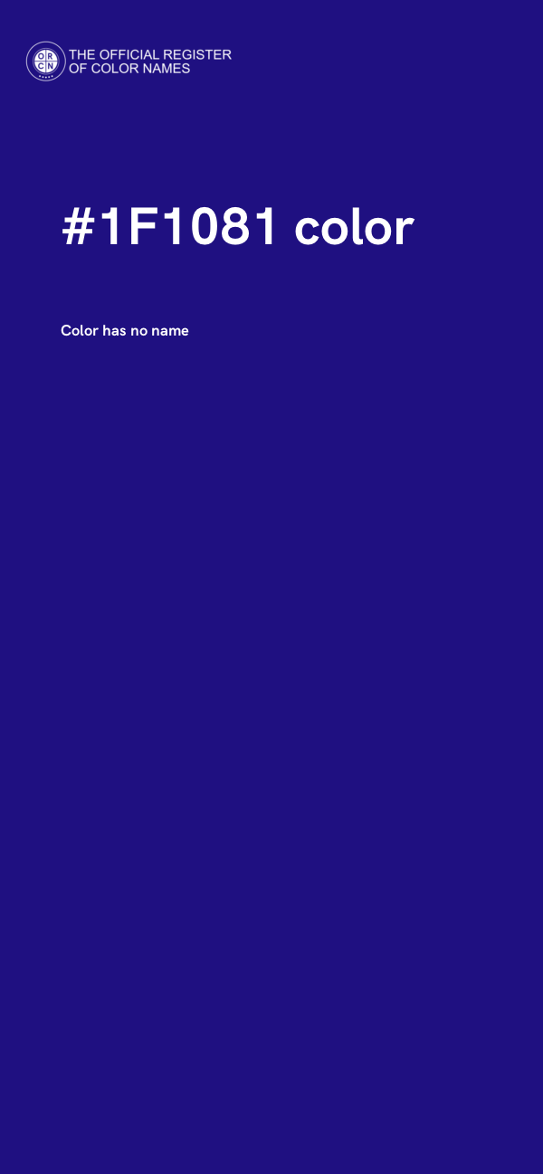 #1F1081 color image