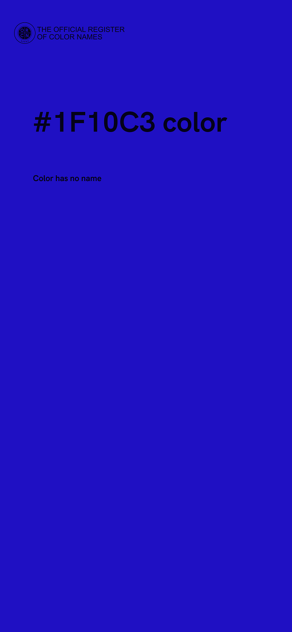 #1F10C3 color image