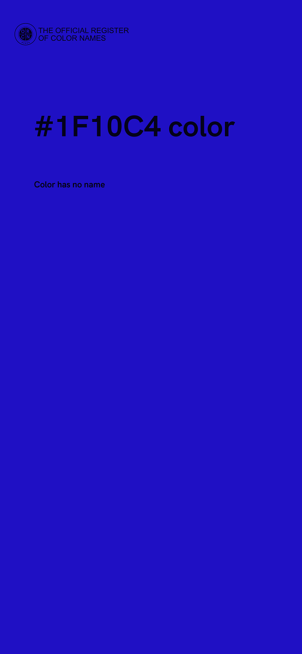 #1F10C4 color image