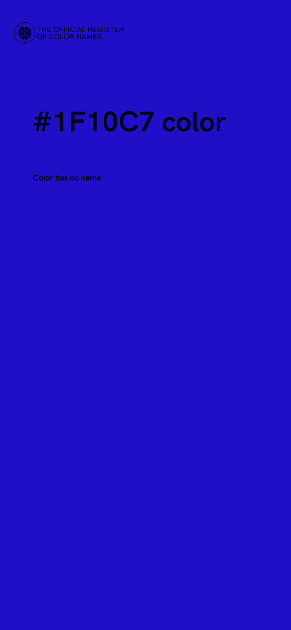 #1F10C7 color image