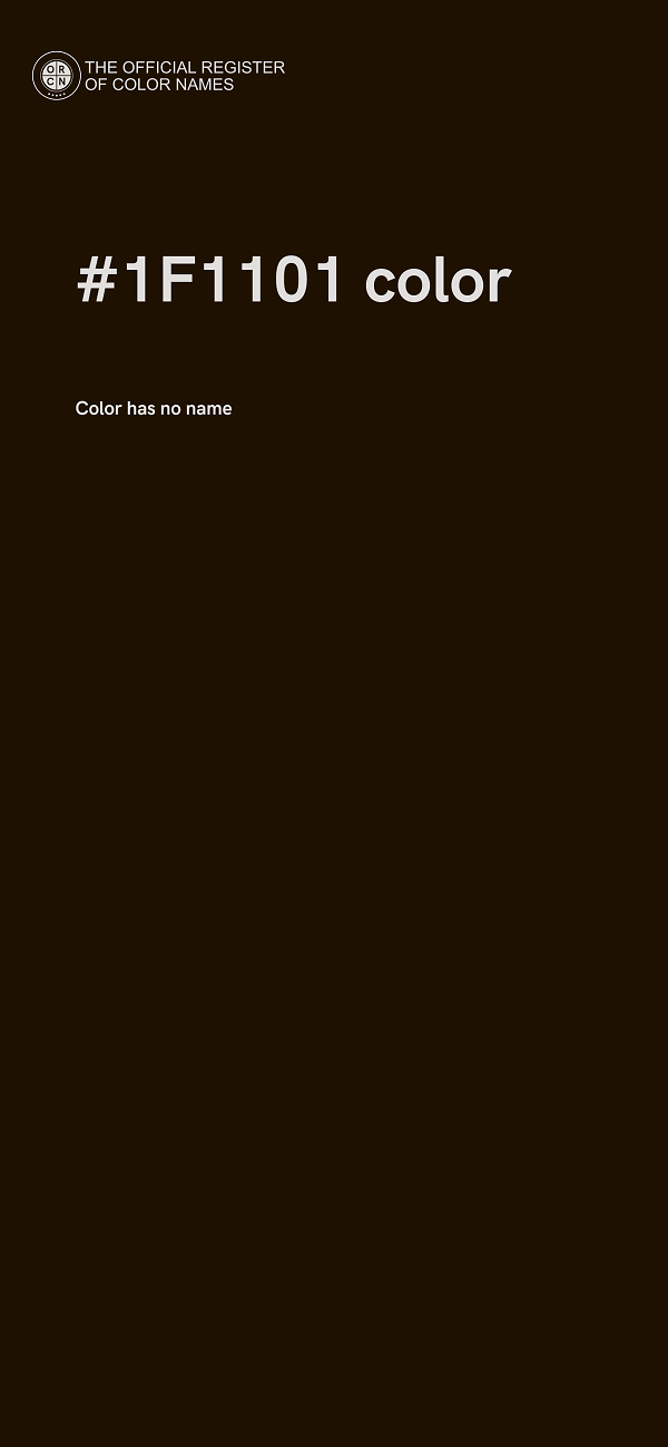 #1F1101 color image
