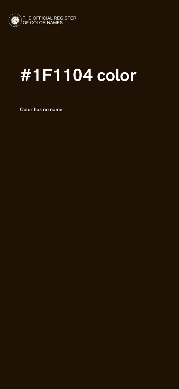 #1F1104 color image
