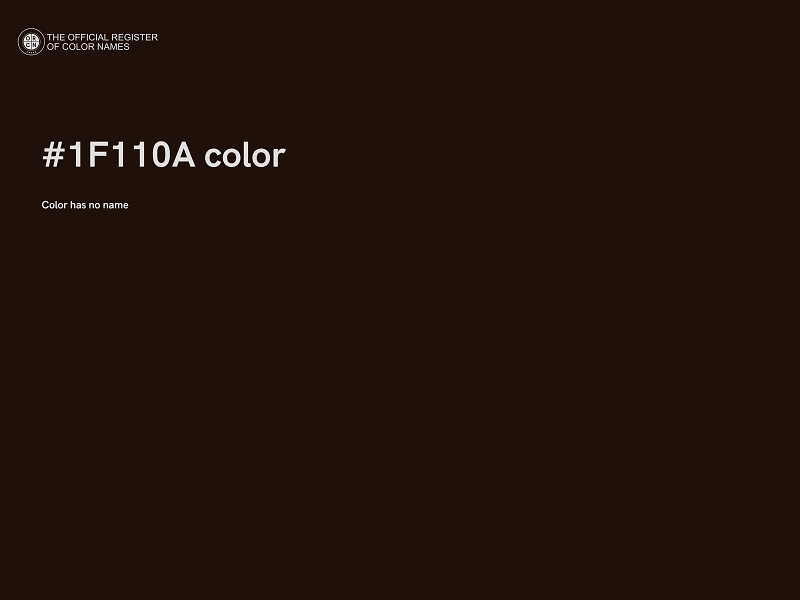 #1F110A color image