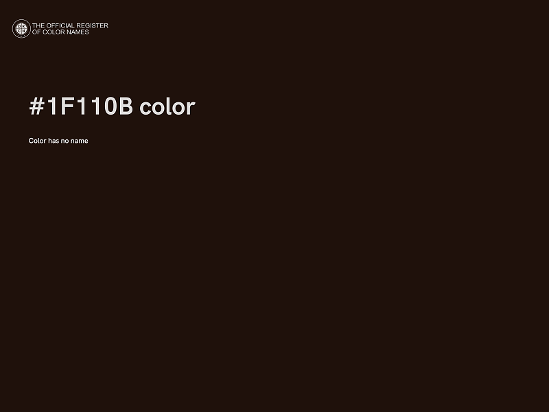 #1F110B color image