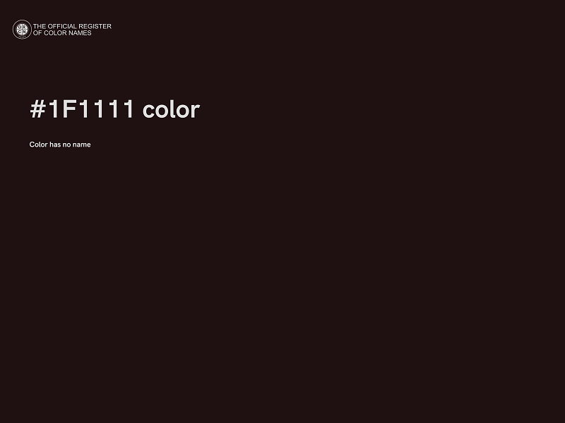 #1F1111 color image