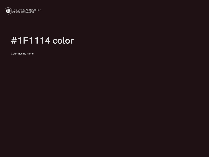 #1F1114 color image