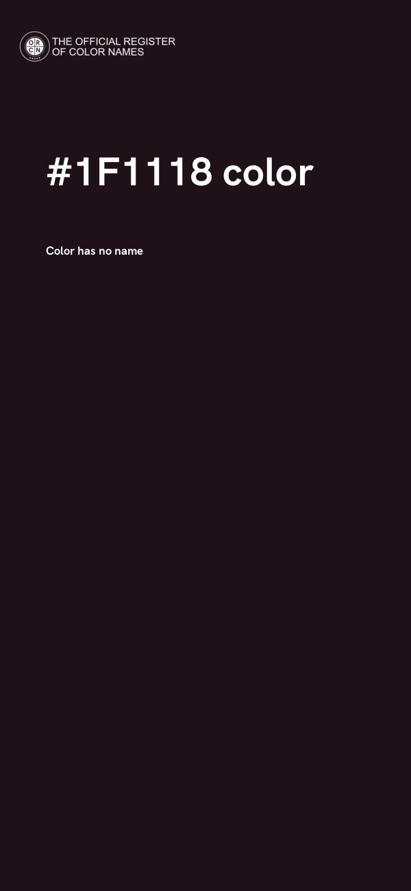 #1F1118 color image
