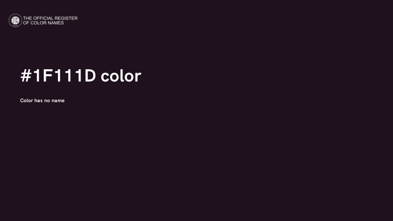 #1F111D color image