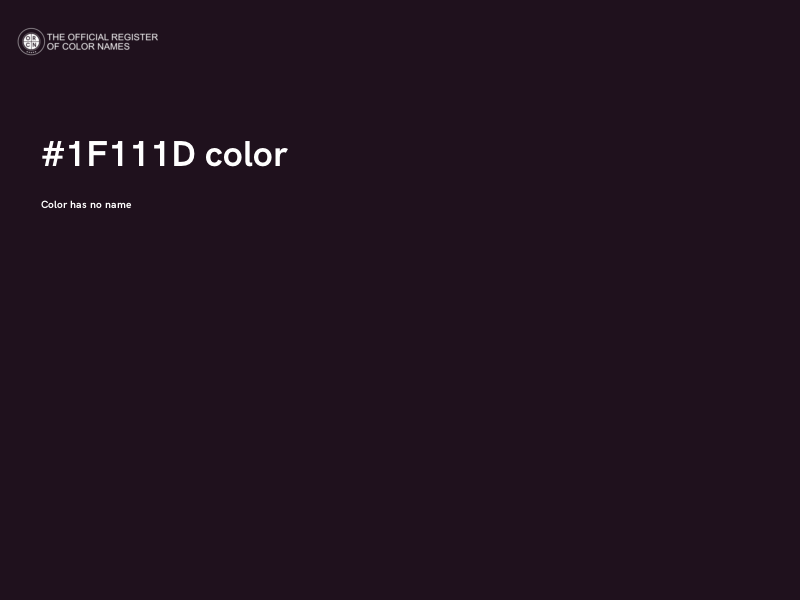 #1F111D color image