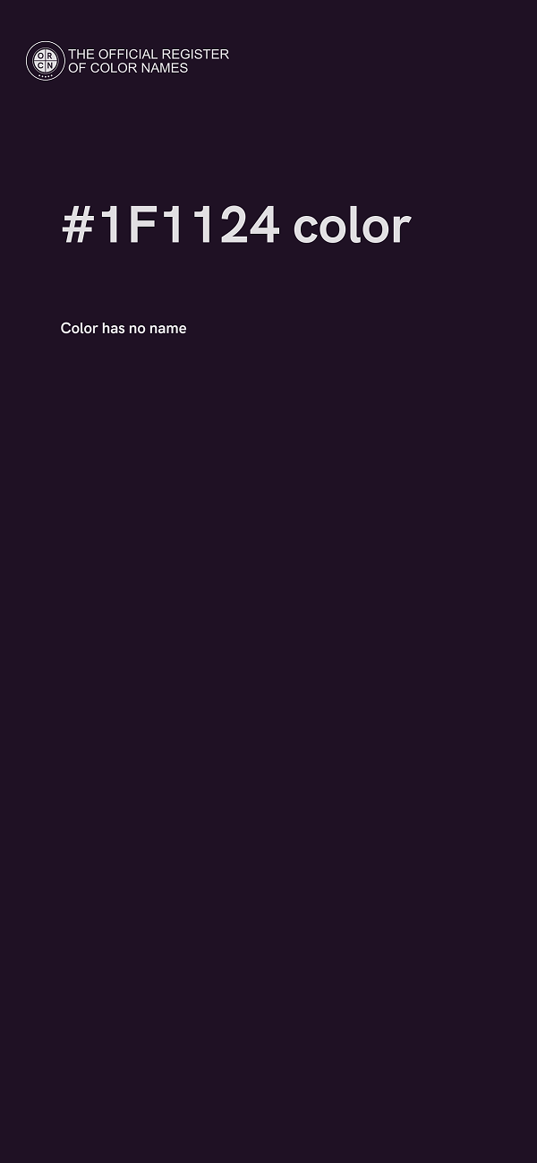 #1F1124 color image