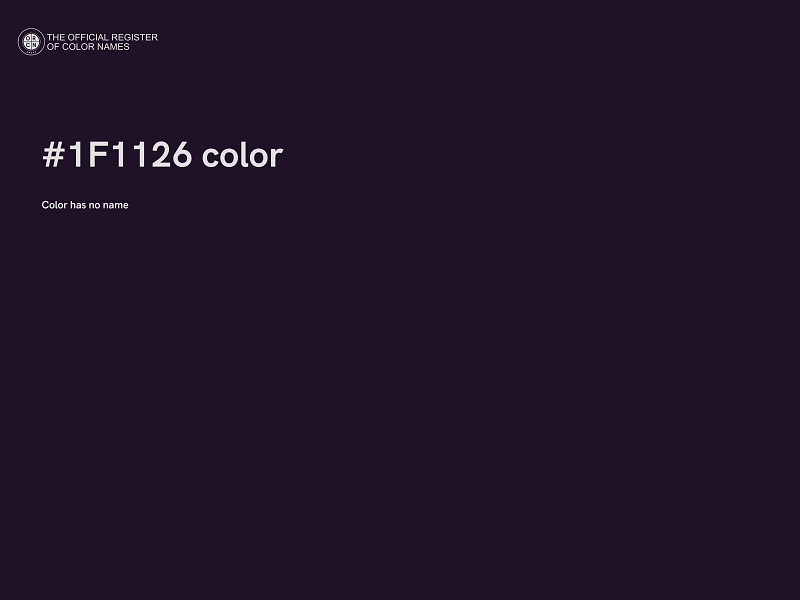 #1F1126 color image