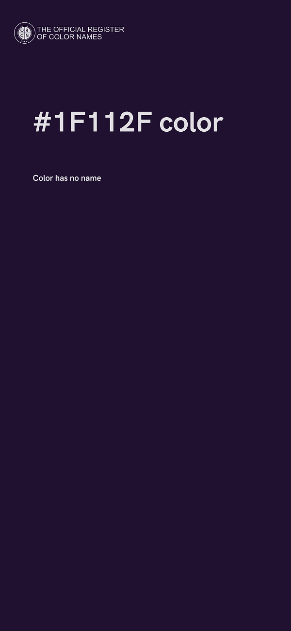 #1F112F color image