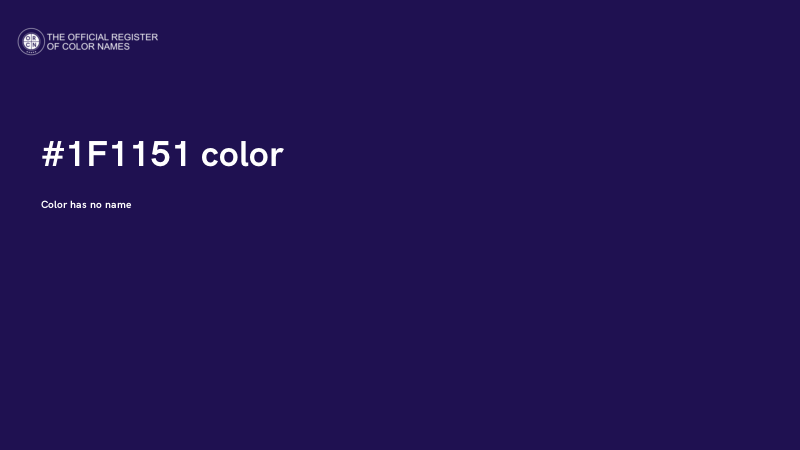 #1F1151 color image
