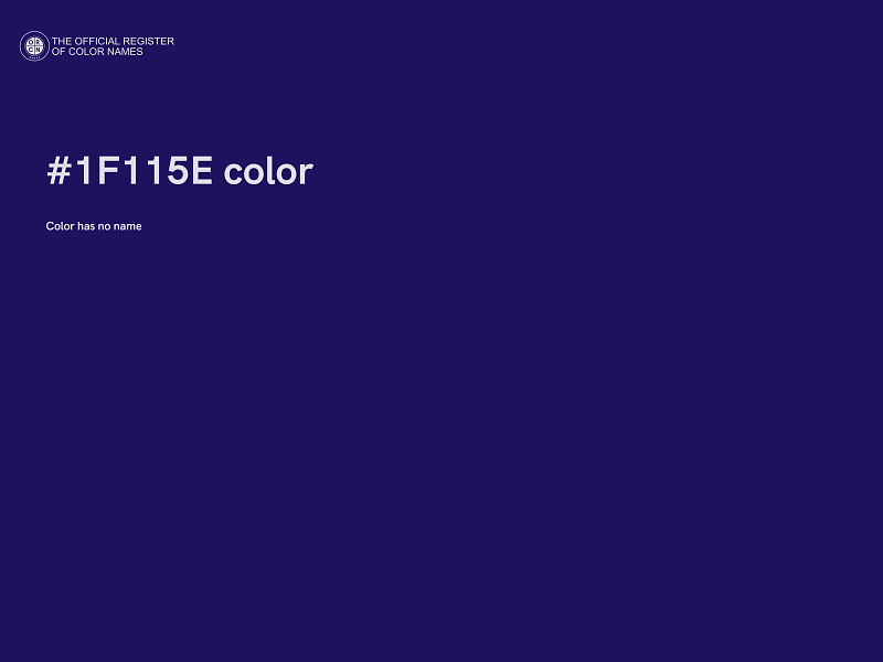 #1F115E color image